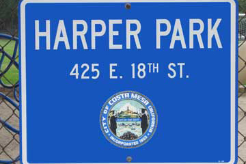Harper Park - Costa Mesa California