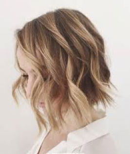 Styling hair - short hair beach waves