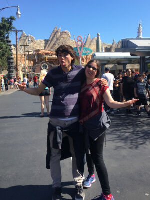 Megan and Eric at Disneyland