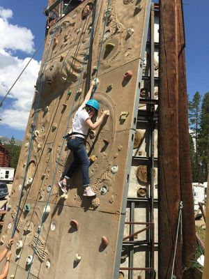 Summer Exploration 2018 - Climbing wall at Breckinridge, CO