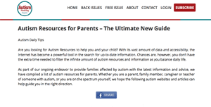 Autism Resources for Parents - The Ultimate New Guide