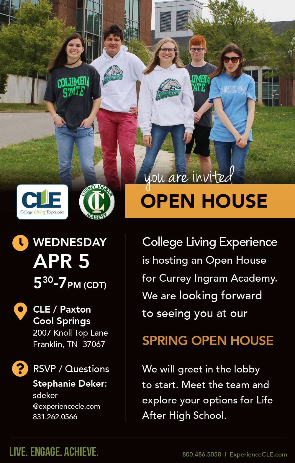 CLE Nashville Social and Open House For Currey Ingram Academy