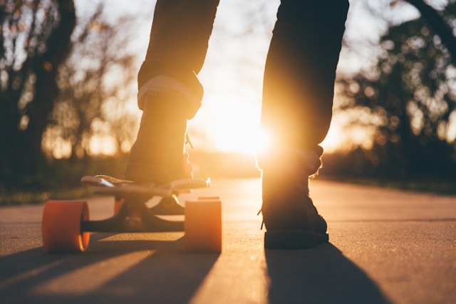 Skateboarding in San Diego